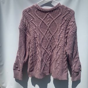 Mauve Knit Sweater
